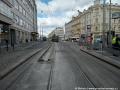 Oprava tramvajové trati v ulici Milady Horákové. | 17.04.2024