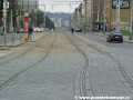 Již vyrušené protisměrné oblouky v hlavních kolejích mezi Palmovkou a Nádražím Vysočany | 27.3.2004