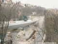 V dubnu 2003 je hlubočepská část mostní estakády takřka dokončená. | 5.4.2003