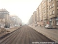 A vyfrézóváním podkladní vrstvy asfaltu | Vršovická ulice 16.3.1996