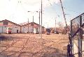 Pohled na areál vozovny Střešovice v roce 1997