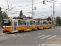 Souprava vozů T5C5 ev.č.4049+4048 vypravená na linku 37 u zastávky Hidegkuti Nándor Stadion. | 13.7.2012