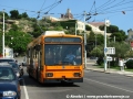 Trolejbus č. 650 byl vyfotografován na lince č. 5 na příjezdu do zastávky Viare Bonaria Rai ve směru do centra. | 26.7.2010