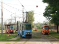...ale i jedna ze čtyř místních tramvajových vozoven. Ta v Zawodzie je největší (114 deponovaných vozů) a jediná, která kromě stopětek poskytuje azyl i Karlikům (řadě 116) a Düwagům. Vozy se tu (jak je v Polsku obvyklé) většinově odstavují pod širým nebem... | 31.7.-2.8.2010