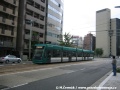 Vůz 5001 řady Green Mover opouští zastávku Inari-machi směrem do centra. Vozy řady Green Mover se vyráběly v letech 1999 až 2002 | 30.10.2008