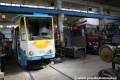 Vozy T6A5 ev.č.626 a 615 v hale těžké údržby tramvají. | 18.10.2014