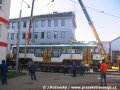 Liberecký vůz T3R.PLF ev.č.48 před cestou do Prahy, během nakládky ve vozovně Liberec. | 12.9.2006