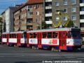 Linka 2 přijíždí z Masarykovy třídy k Hlavnímu nádraží. | 19.10.2012