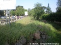Via Casilina, opuštěné těleso železniční trati Roma - Frosinone je pomalu překrýváno vegetací. | duben 2010