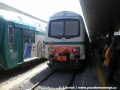 Nádraží Roma Termini, řídící vůz push / pull soupravy na lince Roma - Cassino. | duben 2010