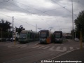 Circonvallazione Gianicolense, smyčka Casaletto a vozy Cityway I a II připravené k výjezdu na linku č. 8. | duben 2010