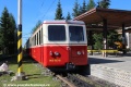 Jednotka 905 953-6+405 953-1 ve stanici Štrbské Pleso. | 8.9.2016