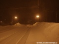 Mohutná sněhová vánice na Štrbském Plese způsobila, že se velmi rychle začaly pod sněhem ztrácet samotné koleje a do akce byl povolán sněhový pluh | 17.3.2009