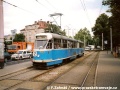 Powstancow Slaskich s vozem 102Na ev.č.2023 na lince 2 | 5.7.2005