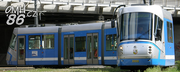 Vůz 16T ev.č.3008 na konečné Krzyki pro linky 2, 6, 7 | 21.8.2008