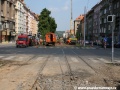 V křižovatce se Zelenou ulicí zůstává zachována tramvajová trať. | 22.5.2011