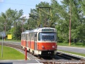Na snímku z Horných Krčací stojí za povšimnutí perfektně provedený přechod přes koleje na protisměrnou zastávku | 12.5.2009