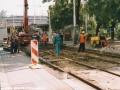 Hlavním důvodem rozšíření úseku mimo provoz byla likvidace pevné kolejové spojky v prostou zastávky Hlavní nádraží. | 20.9.2003