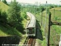 Zkušební jízdy modernizované soupravy 81-71m se odehrávaly na zkušební trati depa Kačerov | 29.6.1997
