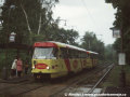 Snímek ze zastávky U Dílen v Litvínově připomíná na soupravě T3SUCS ev.č.312+313 reklamu Vitana, která jezdila snad ve všech našich tramvajových provozech. Jedná se o poslední dodané vozy typu T3SUCS do DP Mostu a Litvínova. V letech 1998 a 1999 byly oba upraveny na typ T3M3 | 31.7.1997