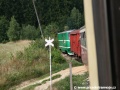 Lokomotiva T47.005 uhání k Jindřichovu Hradci | 30.7.2008