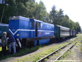 Motorová lokomotiva Lxd 2-331 rumunské výroby, dovezená z Polska nese u nás označení T48.001 | 31.7.2007