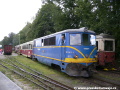 Motorová lokomotiva T47.007 přivezla do Jindřichova Hradce pravidelný vlak | 31.7.2007
