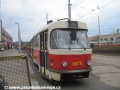 Odstavený vůz T3 ev.č.6876 ještě před odvozem k novému majiteli. | 29.3.2012