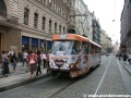 Kofola tramvaj tvořená vozem T3SUCS ev.č.7040 na Václavském náměstí | 7.6.2007
