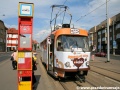 Kofola tramvaj tvořená vozem T3SUCS ev.č.7040 na Průběžné | 7.6.2007