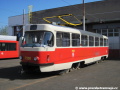 Vůz T3SUCS ev.č.7250 z roku 1987 se v Ústředních dílnách podrobil mimořádné opravě. | 11.4.2012