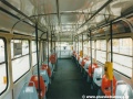 Interiér vozu T3M2-DVC ev.č.8009 v pohledu na zadní plošinu. | 26.6.2003