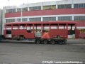 Karoserie vozu T3R.PLF ev.č.8252 v Opravně tramvají Ústředních dílen