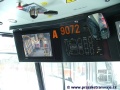 Monitory kamerového systému a panel diagnostiky na stanovišti řidiče vozu KT8D5.RN2P