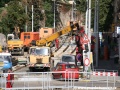 Rekonstrukce tramvajové tratě ve Vyšehradské ulici je v plném proudu | 17.9.2010