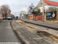 Postupně odfrézované spodní vrstvy tramvajové tratě pro zřízení konstrukce systému W-tram. | 1.4.2012
