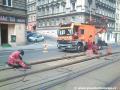 Oprava koleje z centra u zastávky Betramka. | 20.7.2013