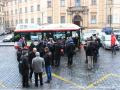 Představení elektrobusu Siemens Rampini novinářům na Mariánském náměstí. | 21.01.2014
