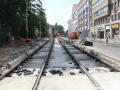Rekonstrukce tramvajové tratě na Moráni.  | 27.7.2014