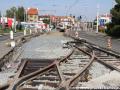 Rekonstrukce tramvajové tratě u smyčky Radošovická.  | 27.7.2014