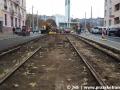 Oprava tratě v Minské ulici spojená s likvidací kolejových spojek. | 20.11.2017