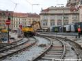 Dokončené oblouky z Malostranského náměstí v částečně nové poloze. | 10.02.2018