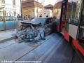 Vykolejení vozu Škoda 15T ForCity Alfa ev.č.9214 po dopravní nehodě na Albertově. | 15.03.2018
