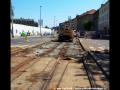 Pokračující rekonstrukce tramvajové tratě v Kolbenově ulici. | 05.05.2018