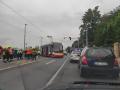 Vážná dopravní nehoda autobusu a tramvaje s vykolejením tramvaje. | 18.08.2020