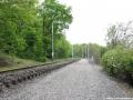 Až před zastávku Krejcárek je v celé délce zachována traťová kolej Ohrada - Palmovka. | 06.05.2022