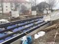 Pokračující betonáž koleje pro konstrukci systému W-tram ve Vlastině ulici. | 13.03.2023