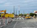 Pohled na nové propojení Vlastiny a Evropské ulice novostavbou tramvajové tratě. | 01.07.2023
