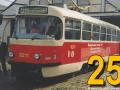 První vůz T3R.P #8211 ve vozovně Pankrác při Dni otevřených dveří. | 14.10.2000