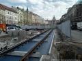 Vznikající kolej Jindřišská-Národní muzeum. | 23.3.2026